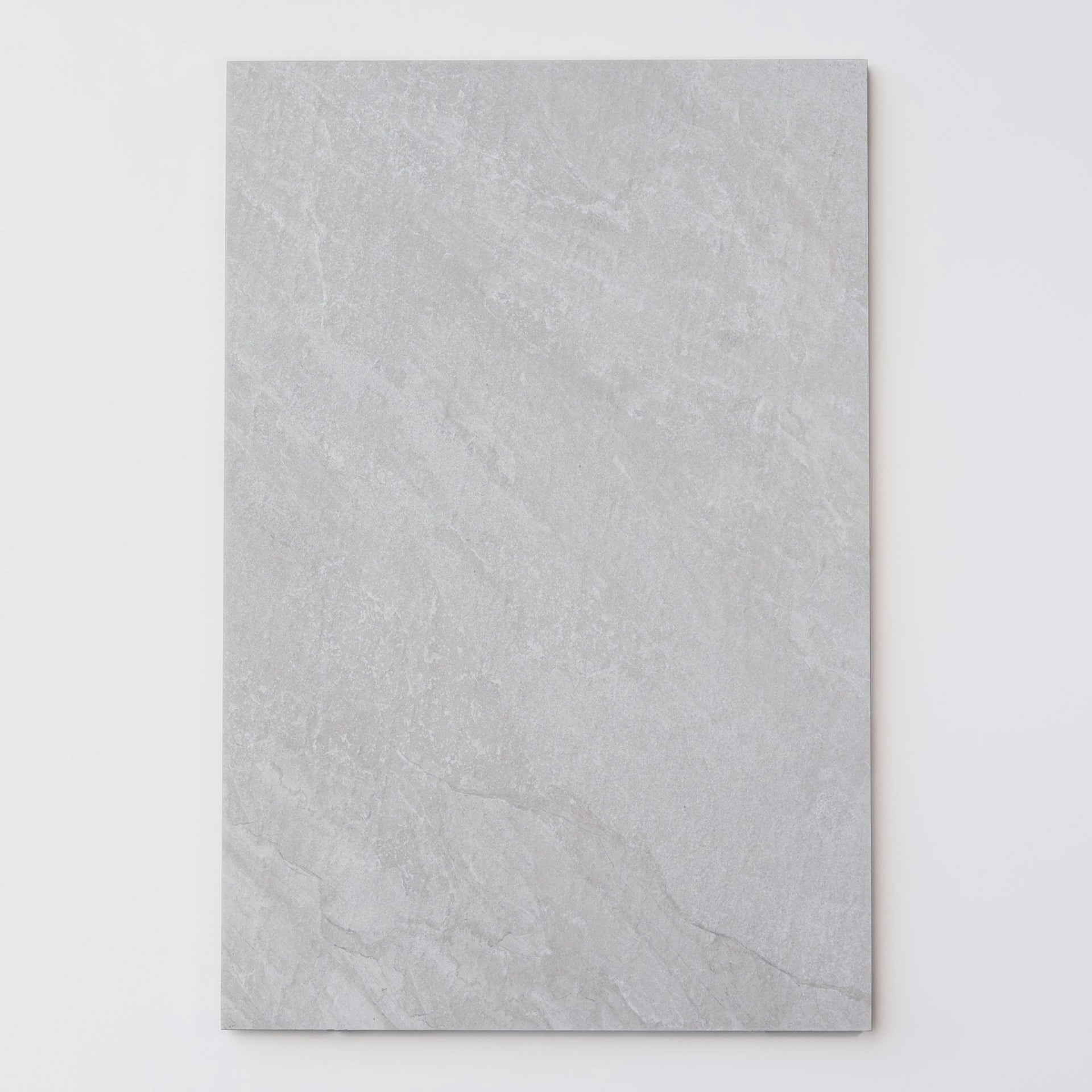 single tile image of Headley white stone effect outdoor tile