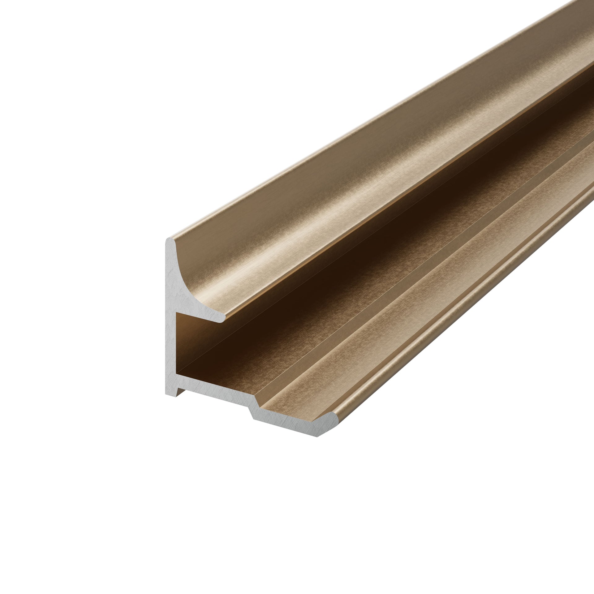 Shower Panel Brushed Brass Inner Corner Trim