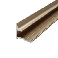 Shower Panel Brushed Brass Inner Corner Trim