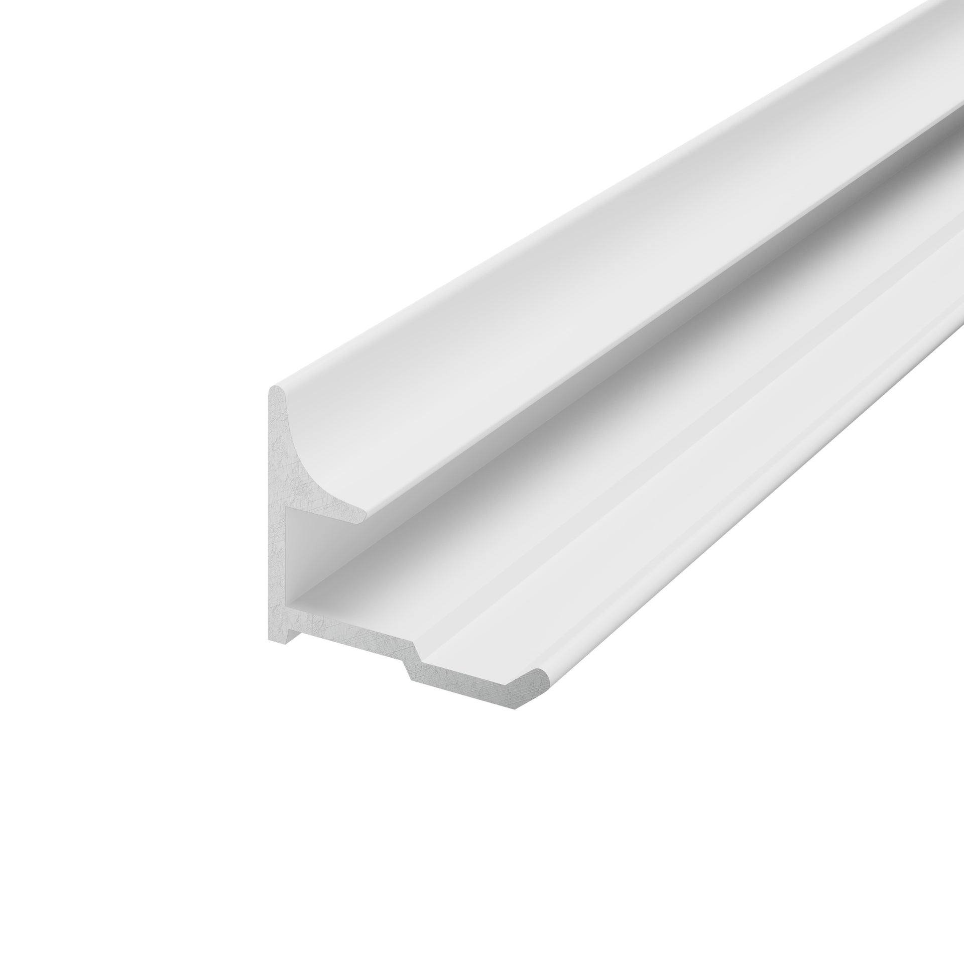 Shower Panel White Aluminium Inner Corner Trim
