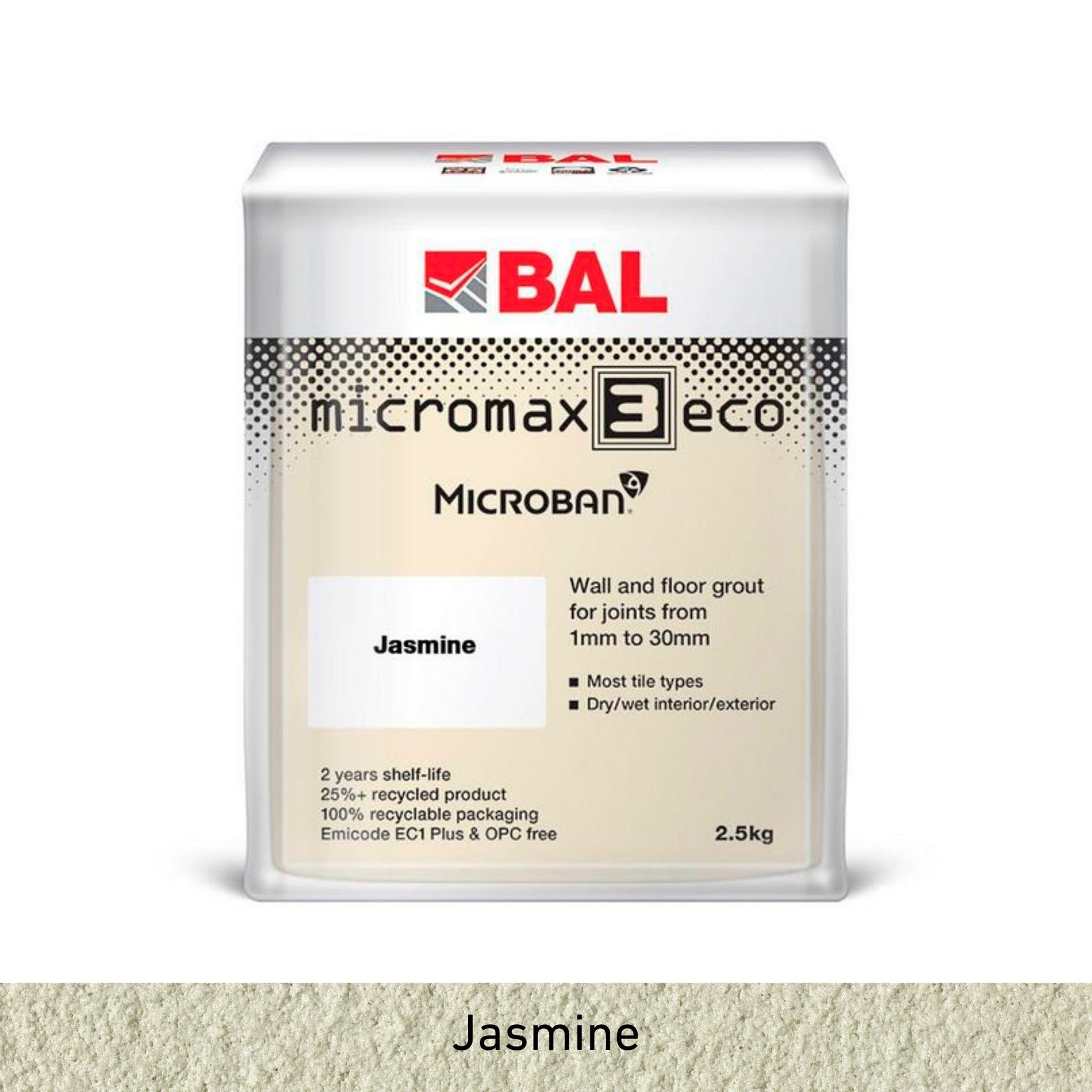BAL Micromax3 Eco Jasmine Grout 2.5kg