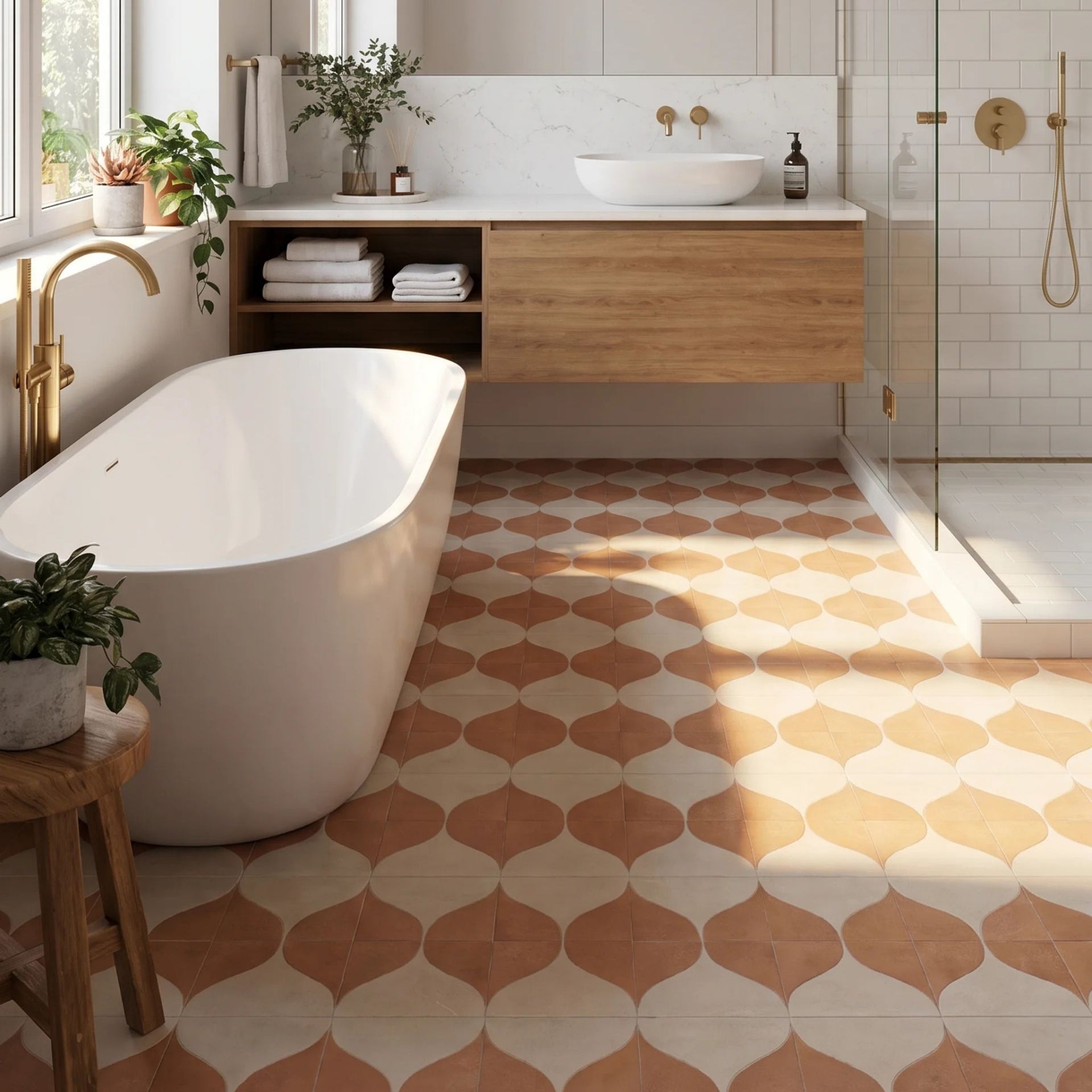 Liliana Terra Decor Tile
