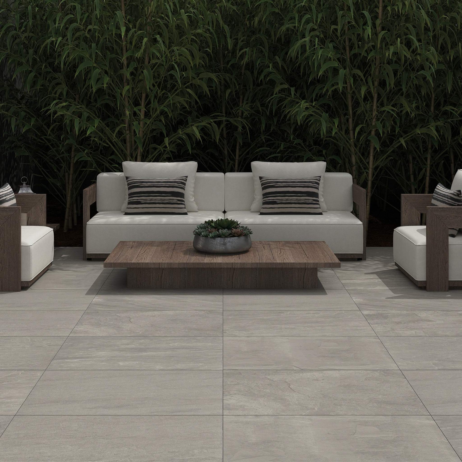 Lottie Grey Outdoor Tile