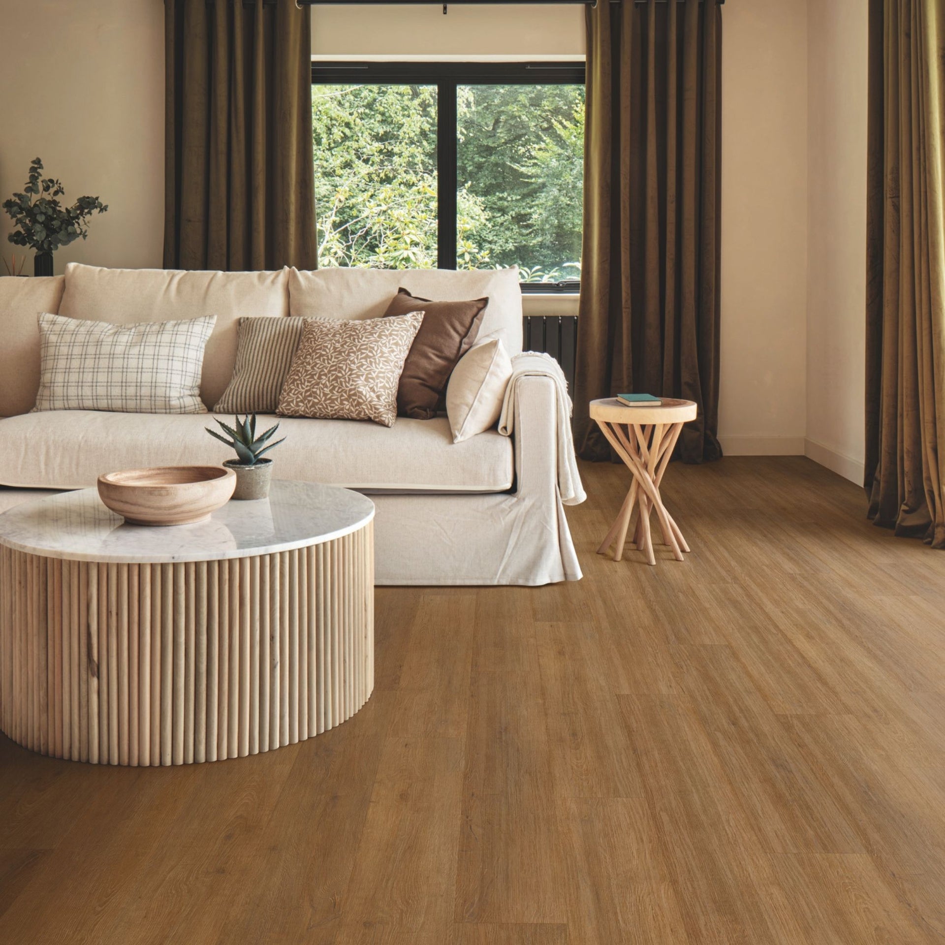 Lugano Rustic Oak Brown LVT Pack
