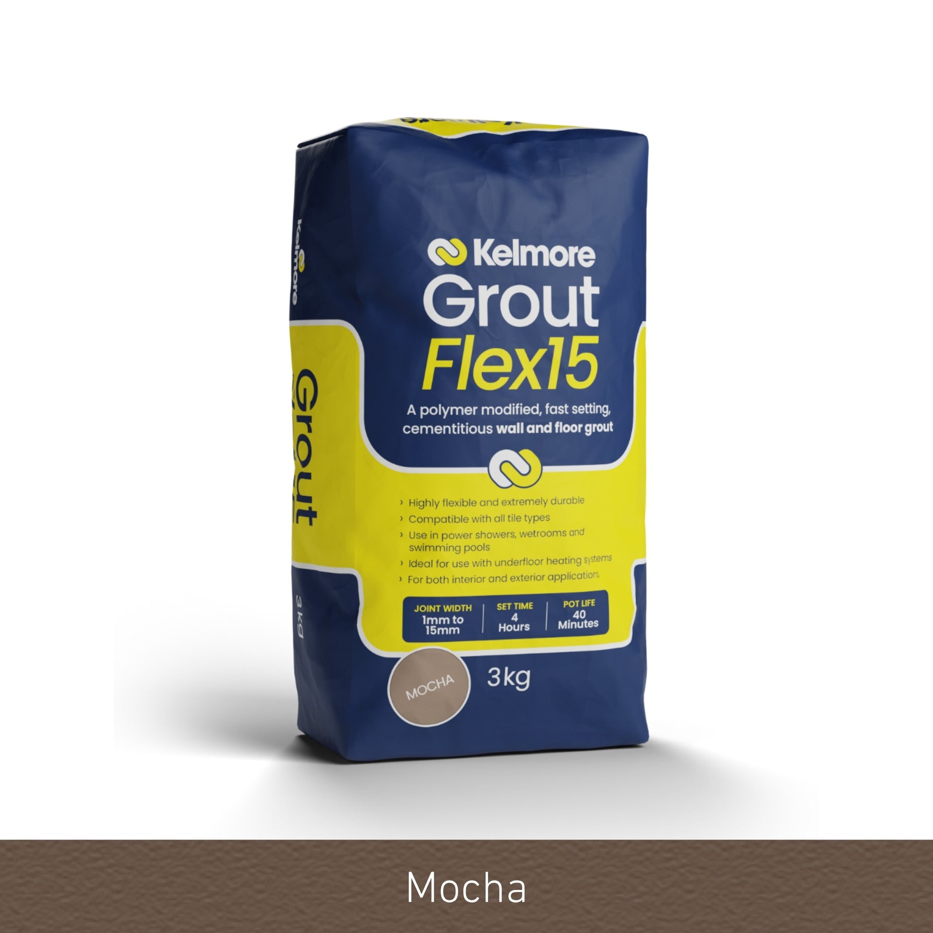 Kelmore Mocha Flex-15 Grout