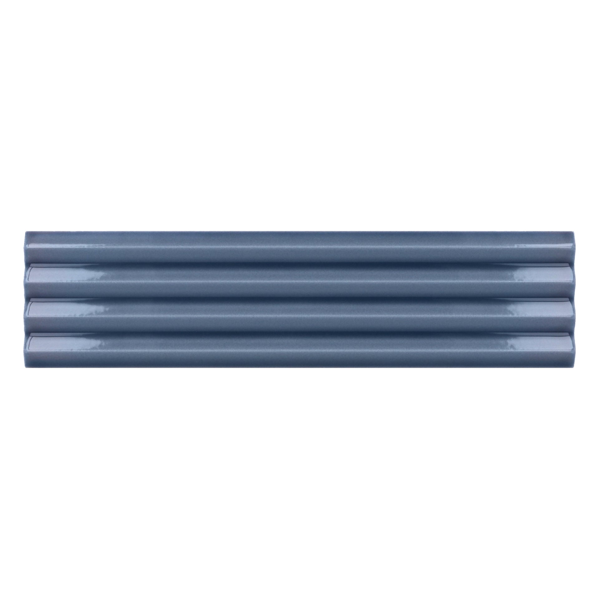 Moledo French Blue Fluted Decor Tile
