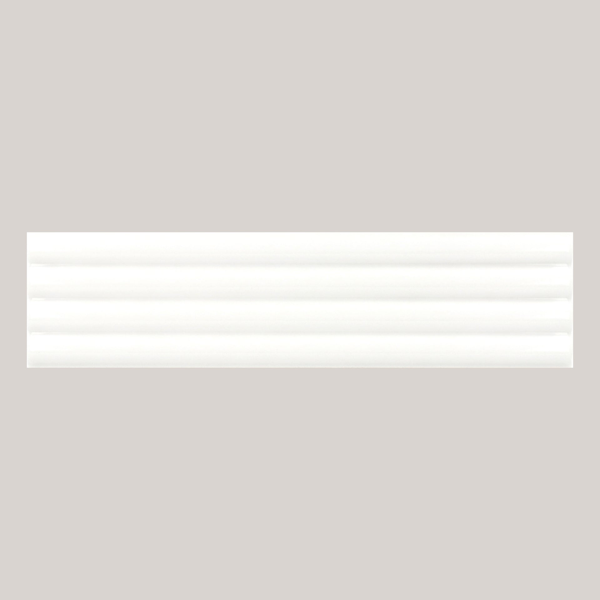 Moledo white fluted metro tile