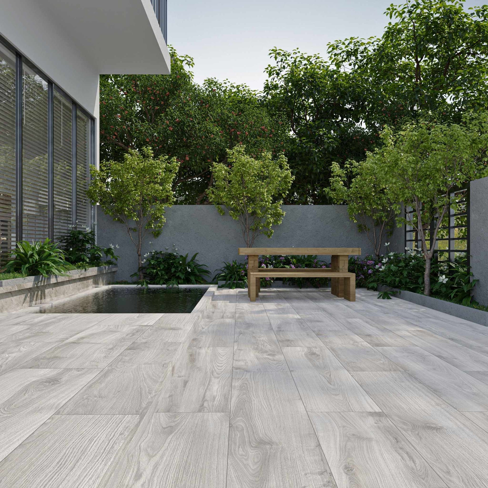 Nantucket Grey Outdoor Tile