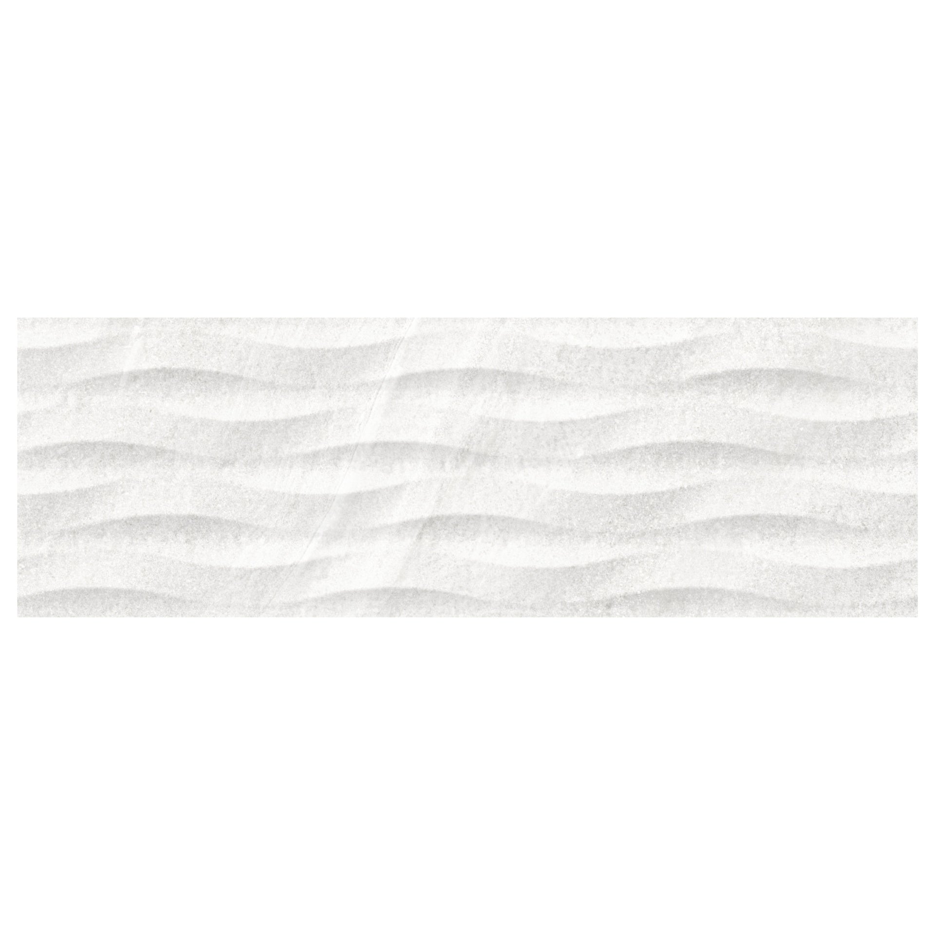 New York White Wave Decor Tile