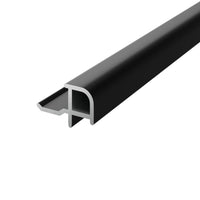 Shower Panel Black Aluminium Outer Corner Trim