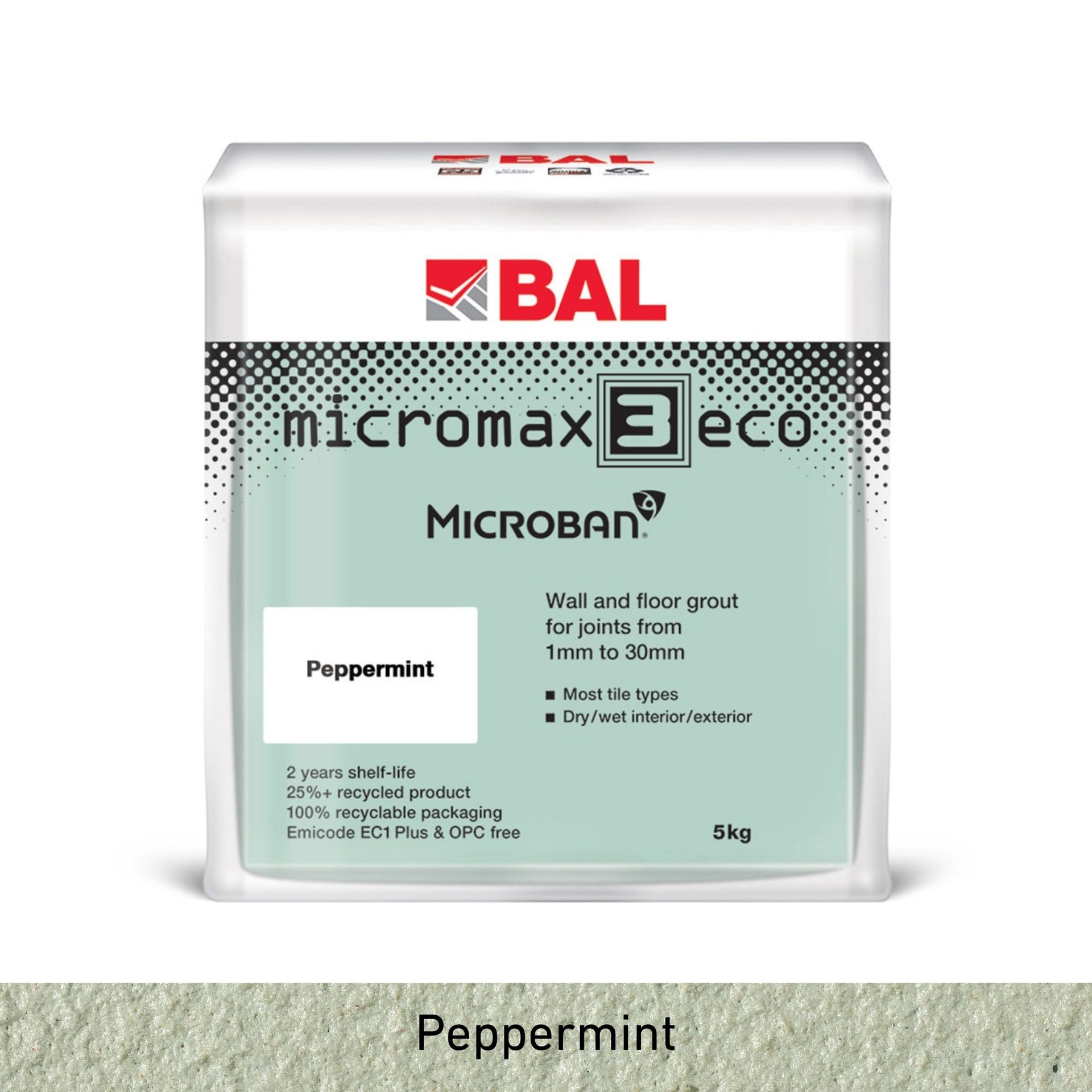 BAL Micromax3 Eco Peppermint Grout 5kg