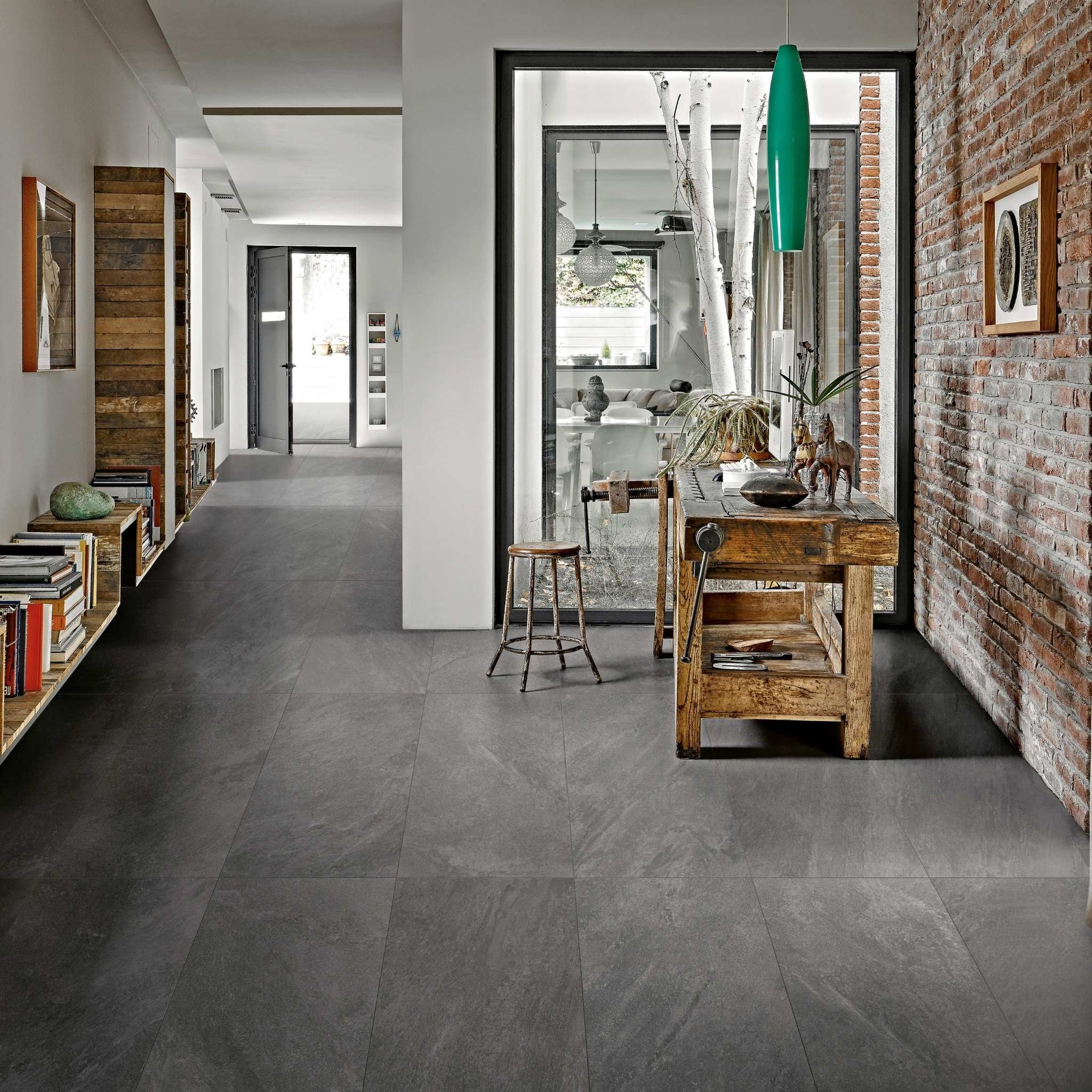 Putney Black Tile 600x300mm