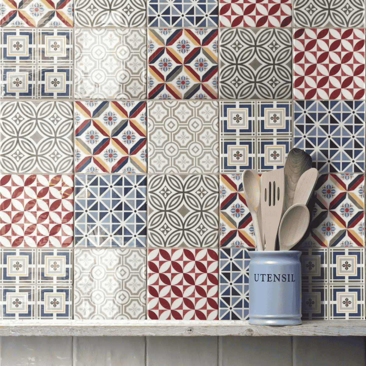 Quilt Patchwork Random Decor Tile | Tileflair