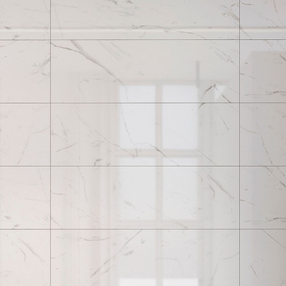 Saxony White Marble Gloss Tile