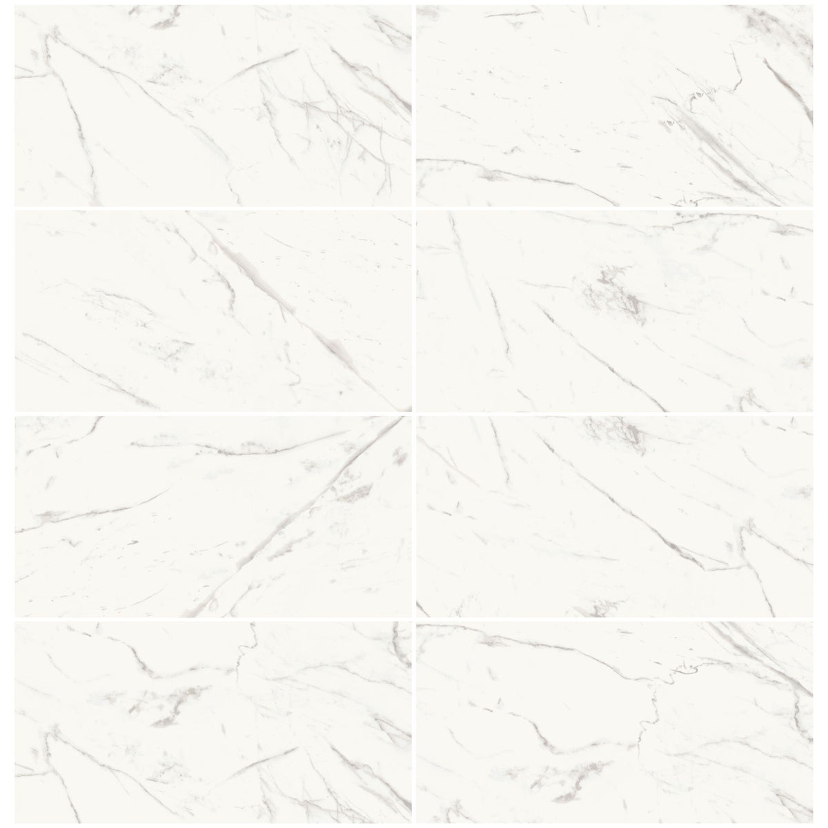 Saxony White Marble Gloss Tile