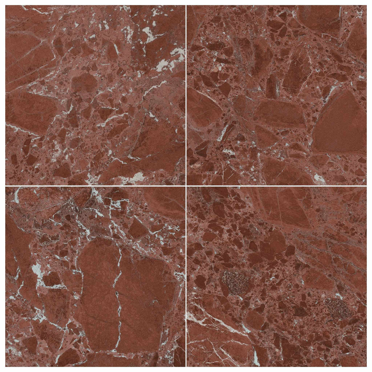 Sillara Rosso Red 300 x 300mm Tile