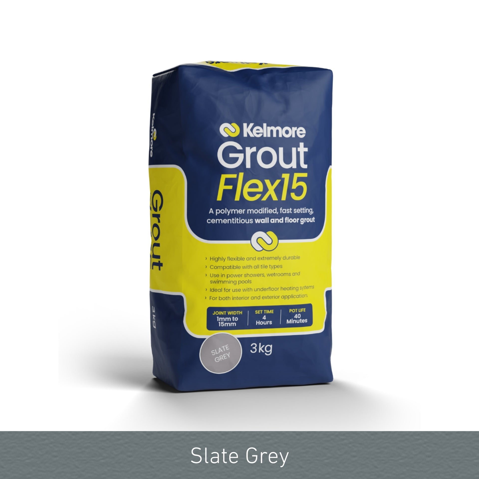 Kelmore Slate Grey Flex-15 Grout