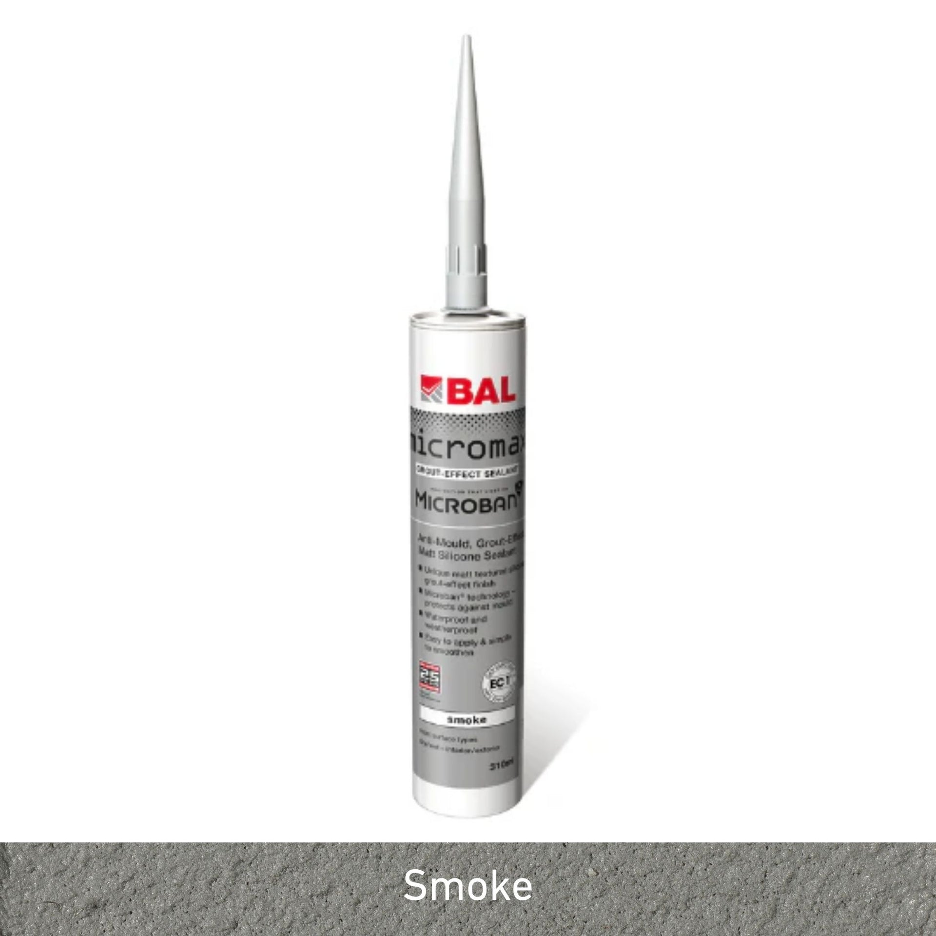 BAL Grout-Effect Smoke Silicone Sealant