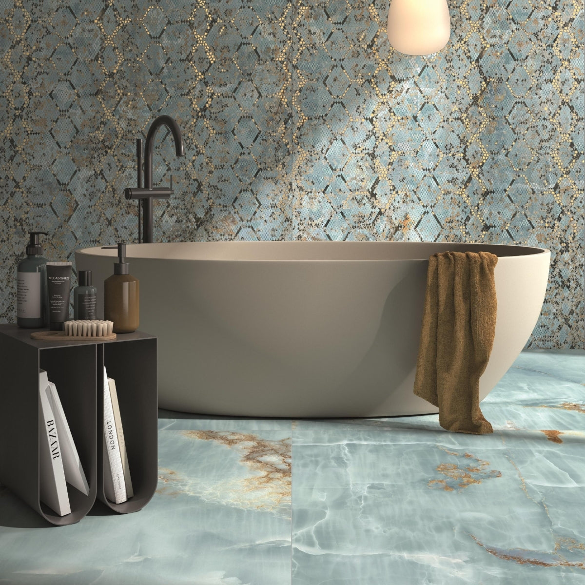 Firenze Blue Gold Natural Tile 1200 x 600mm