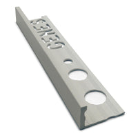 Genesis PVC Straight Edge Tile Trim Grey