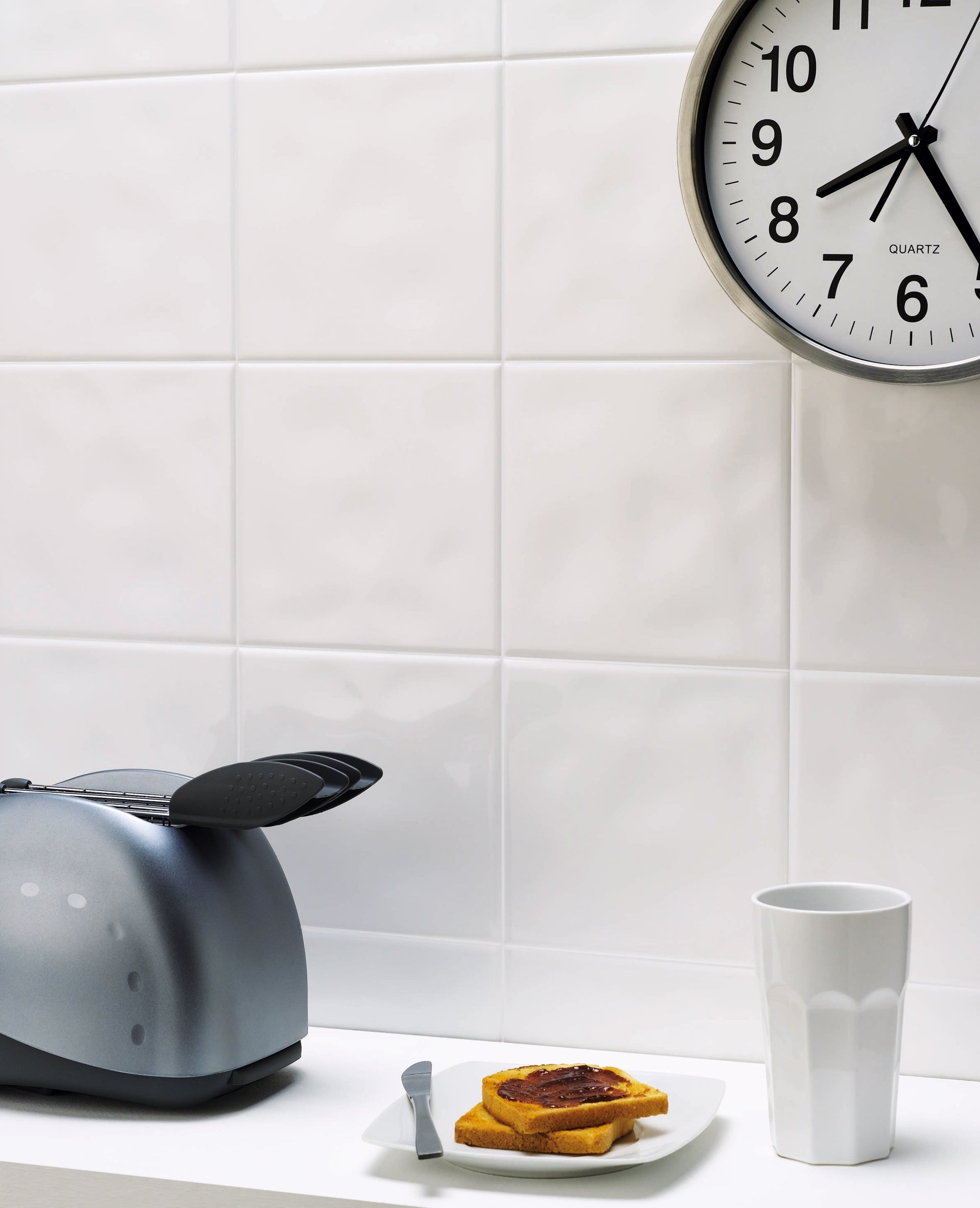PVT Bumpy White Gloss 150 x 150mm Tile