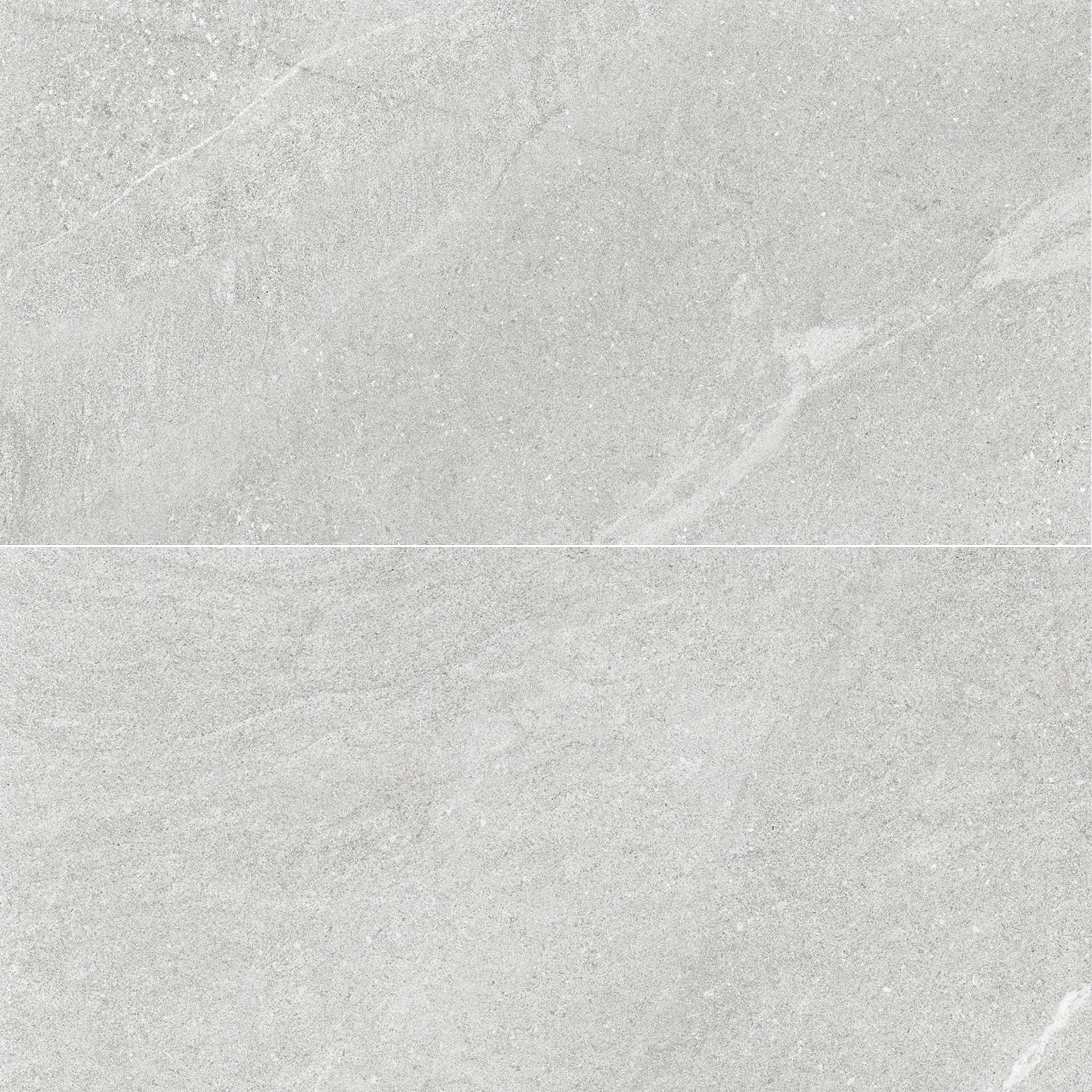 ash grey gloss limestone effect tile faces