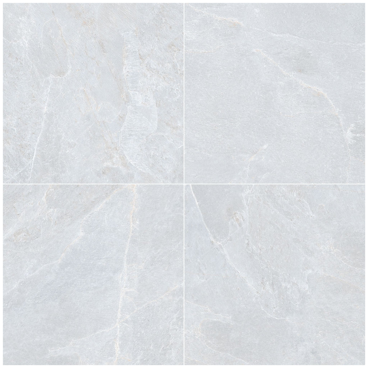 Zamora White 600 x 600mm Tile